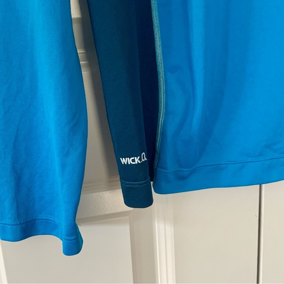 Mountain Hardware Men’s Blue Base Layer Long Sleeve Shirt Sz L - Picture 4 of 11